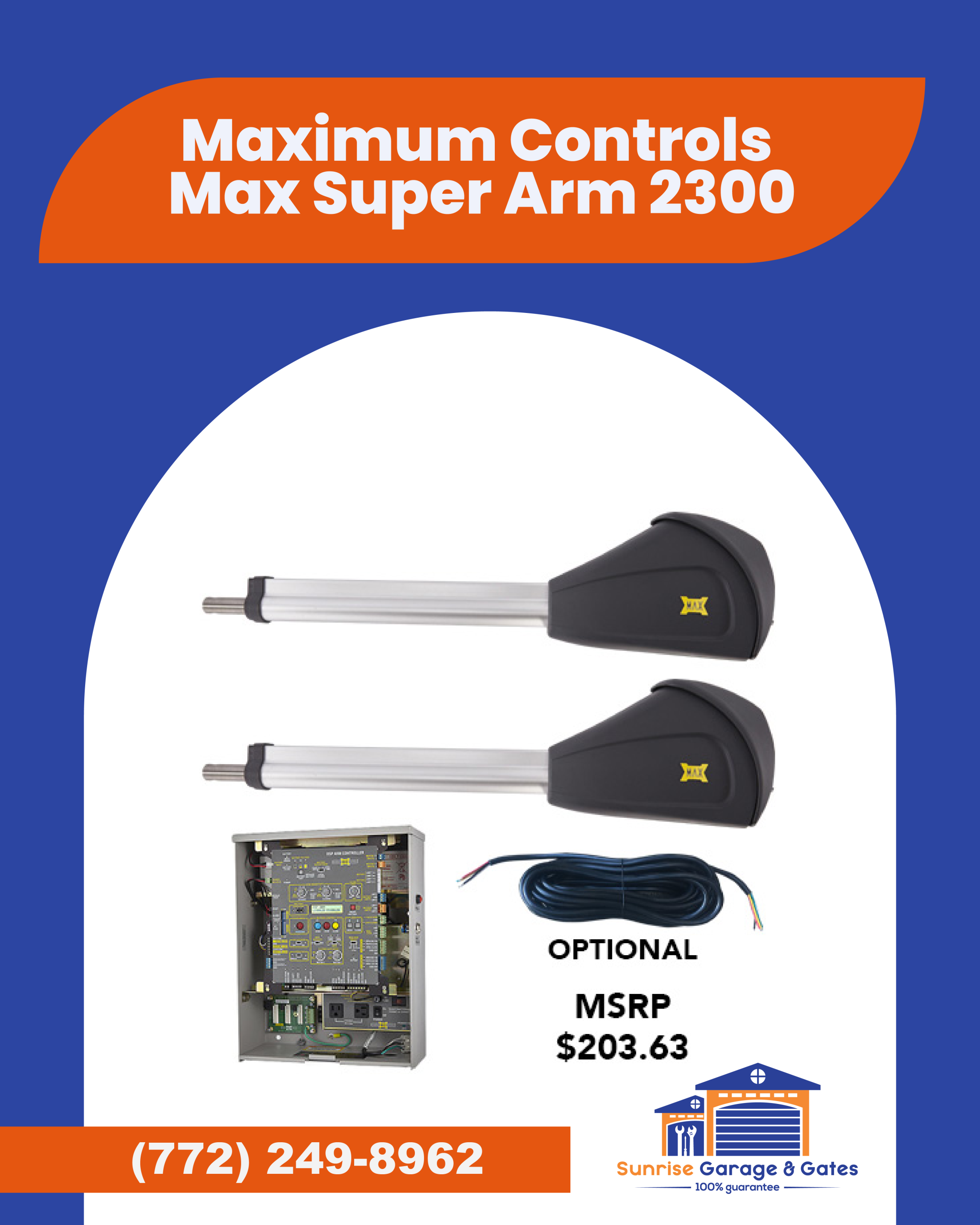 Maximum Controls Max Super Arm 2300 - Image 2