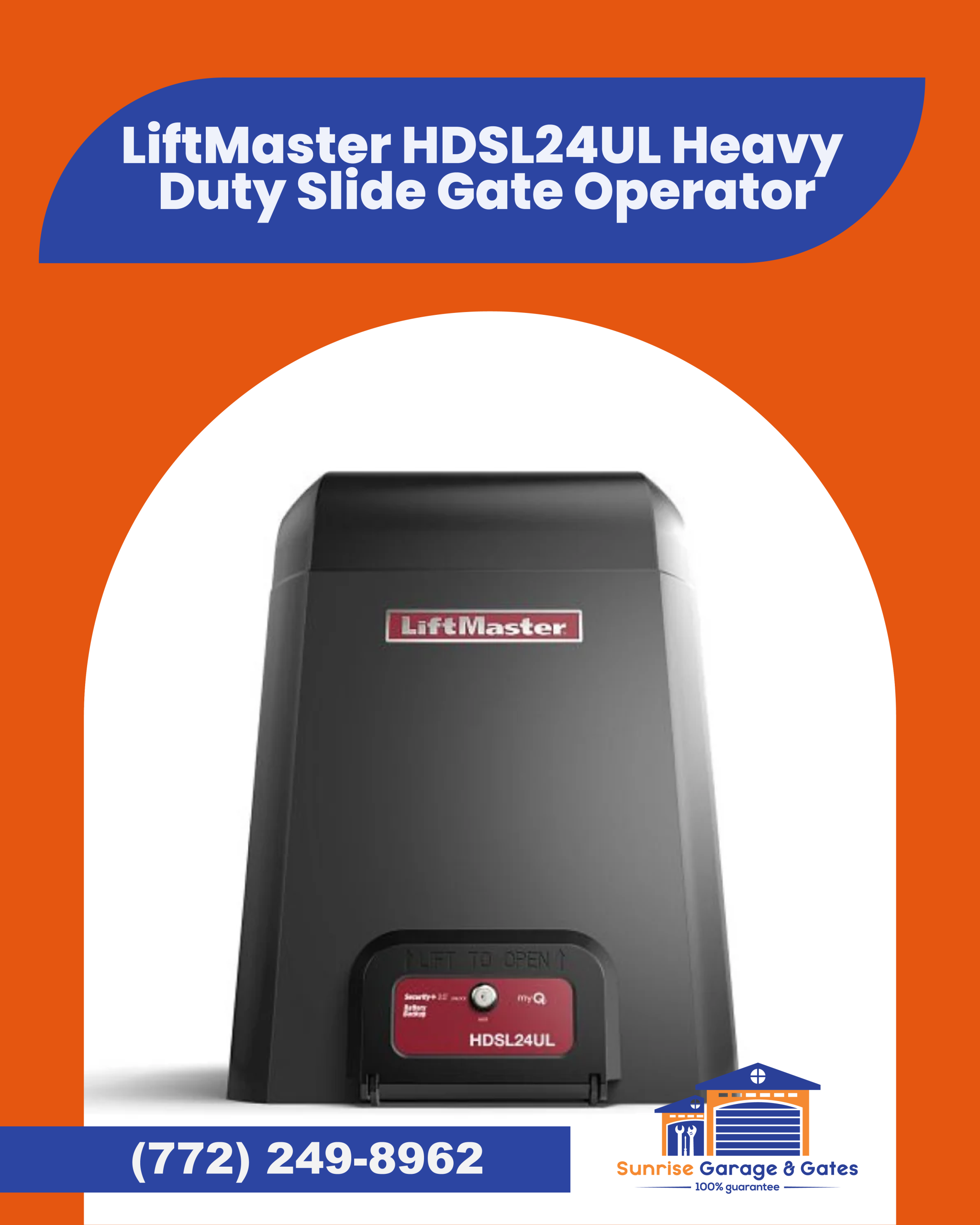LiftMaster HDSL24UL Heavy Duty Slide Gate Operator - Image 2