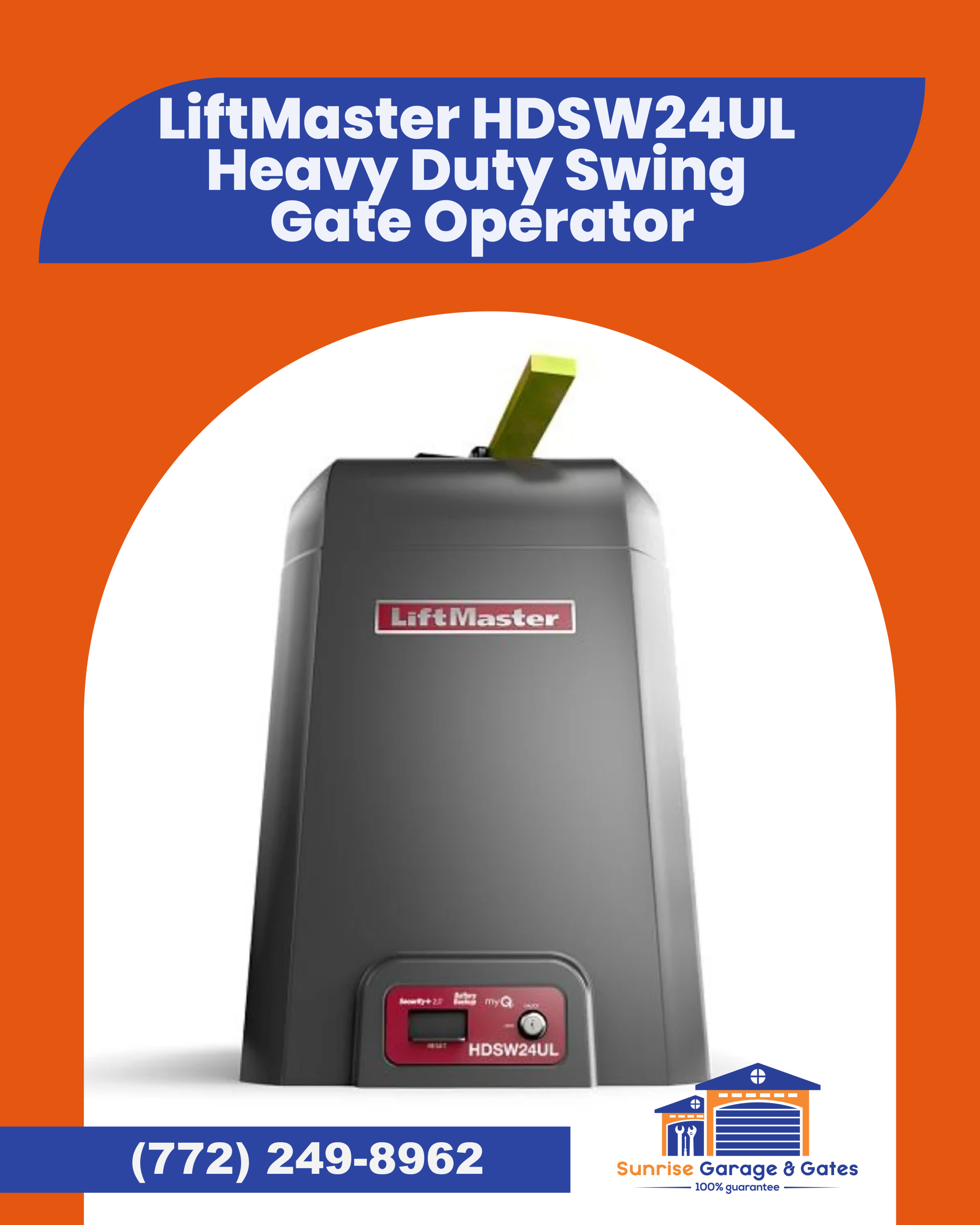 LiftMaster HDSW24UL Heavy Duty Swing Gate Operator - Image 2