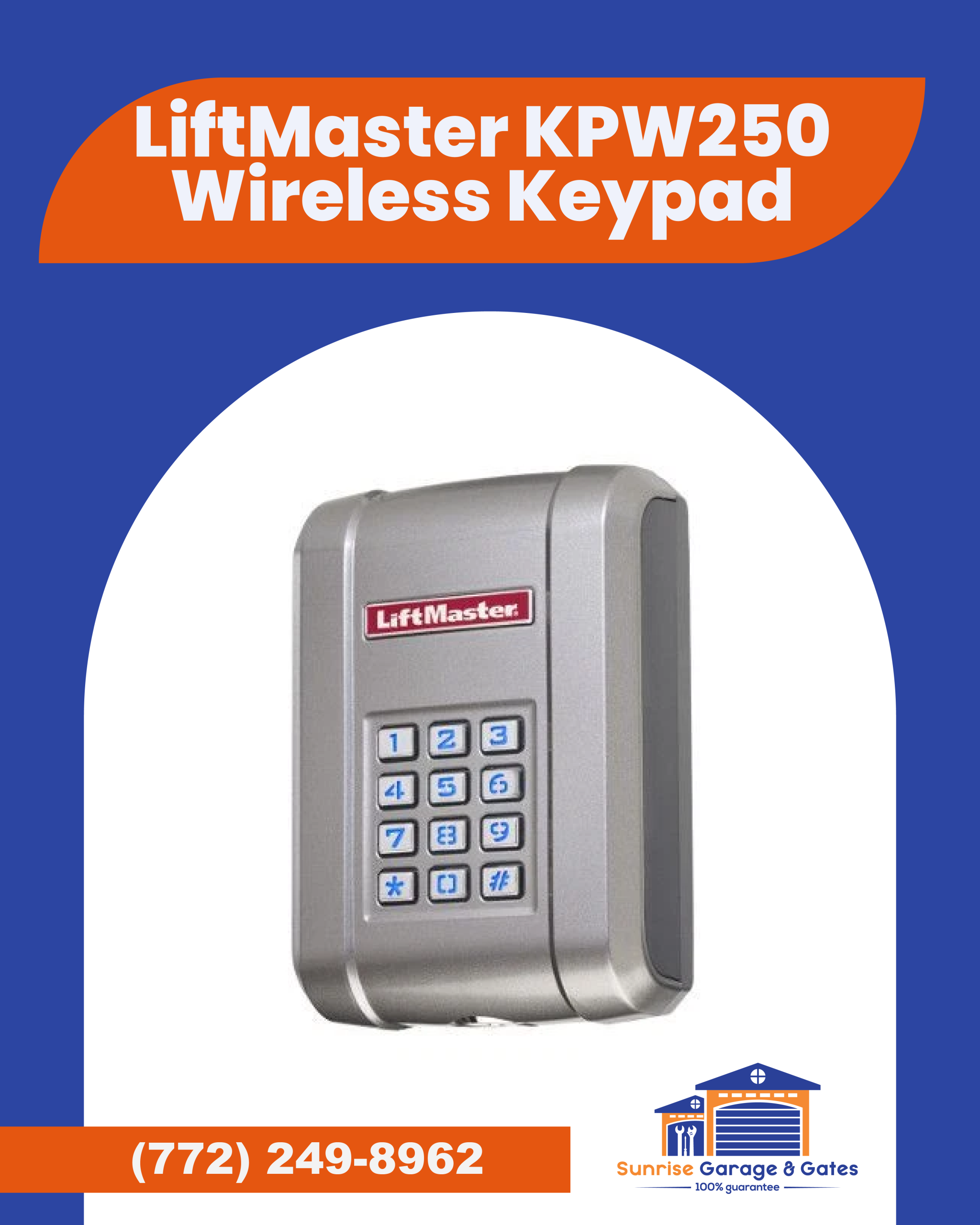 LiftMaster KPW250 Wireless Keypad - Image 2