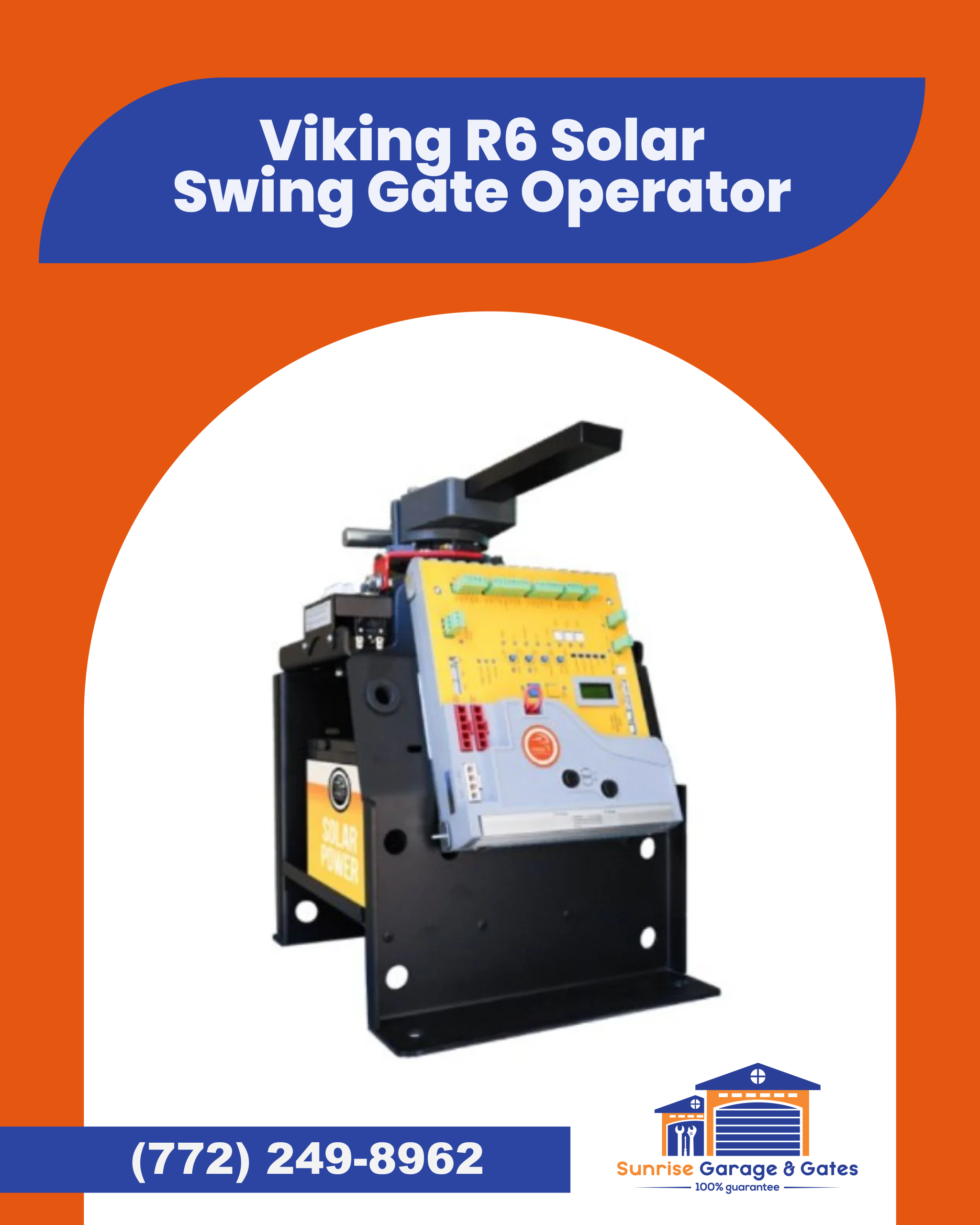 Viking R6 Solar Swing Gate Operator - Image 2